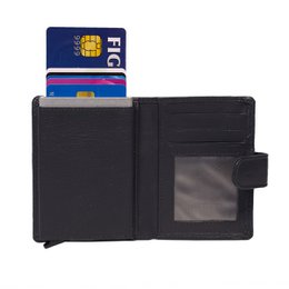 Cardprotector - Miniwallet - Mini wallet - Leather card holder leather - Credit card holder In 11 Colors