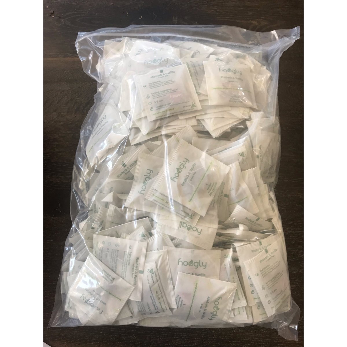 Rhubarb & Vanilla - Green Tea- Individual Envelopes