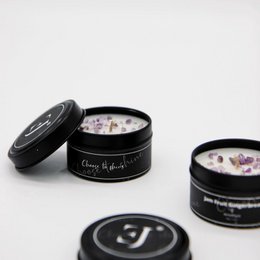 Quote candle in a tin - Choose to shine (small size)