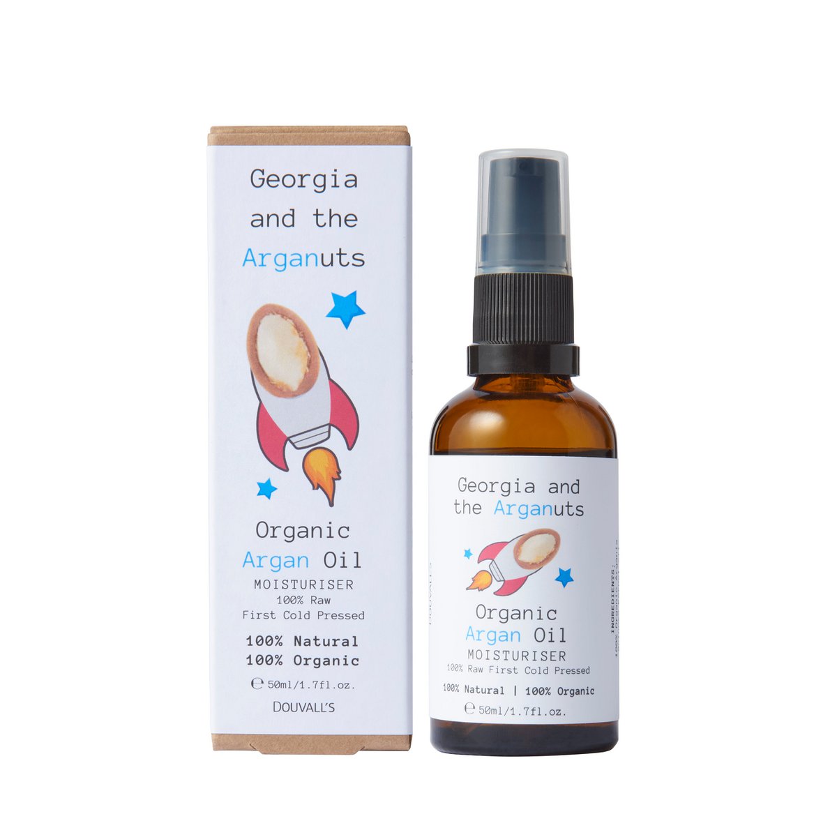Georgia and the Arganuts Crema hidratante de aceite de argán orgánico para niños 50 ml