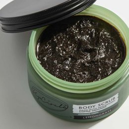Peeling do ciała Trawa Cytrynowa z Kawą + Masłem Shea