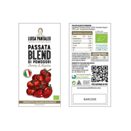 Luisa Pantaleo Passata Mischung aus Bio-Penny- und Regina-Tomaten, hergestellt in Italien
