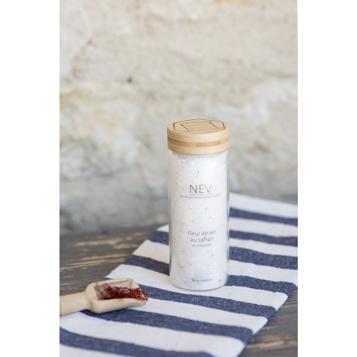 Fleur de sel met saffraan