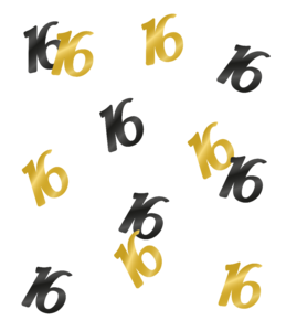 Classy party table confetti - 16 (14 grams)