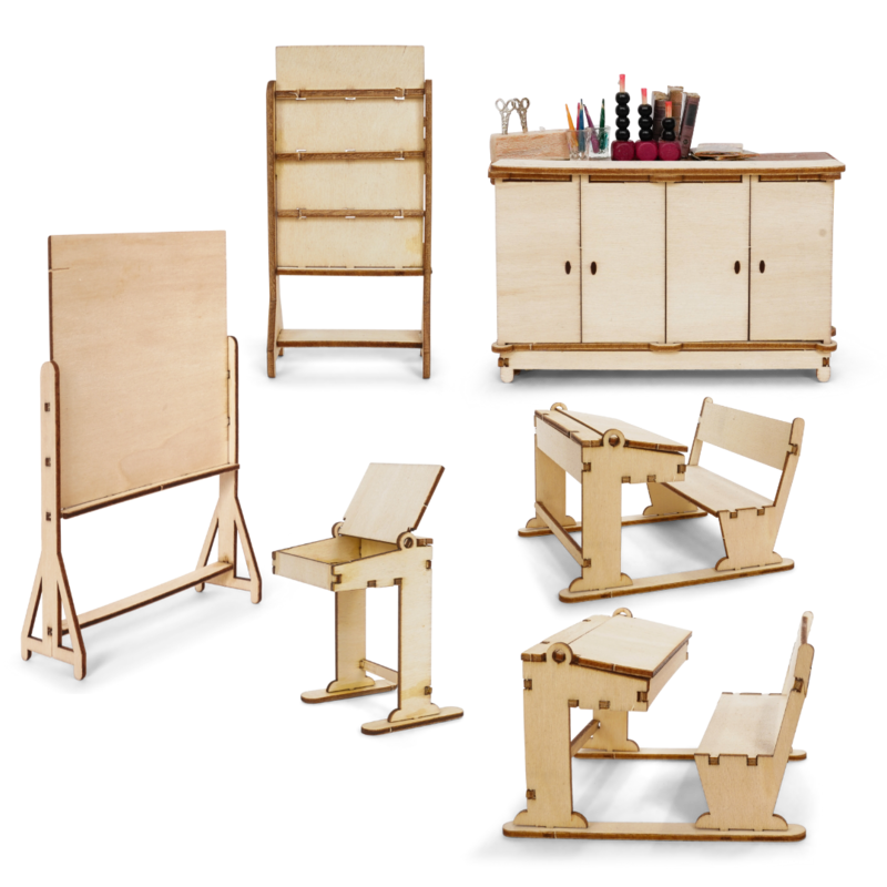 Mobiliario en kit - Aula - La Casa del Ratón