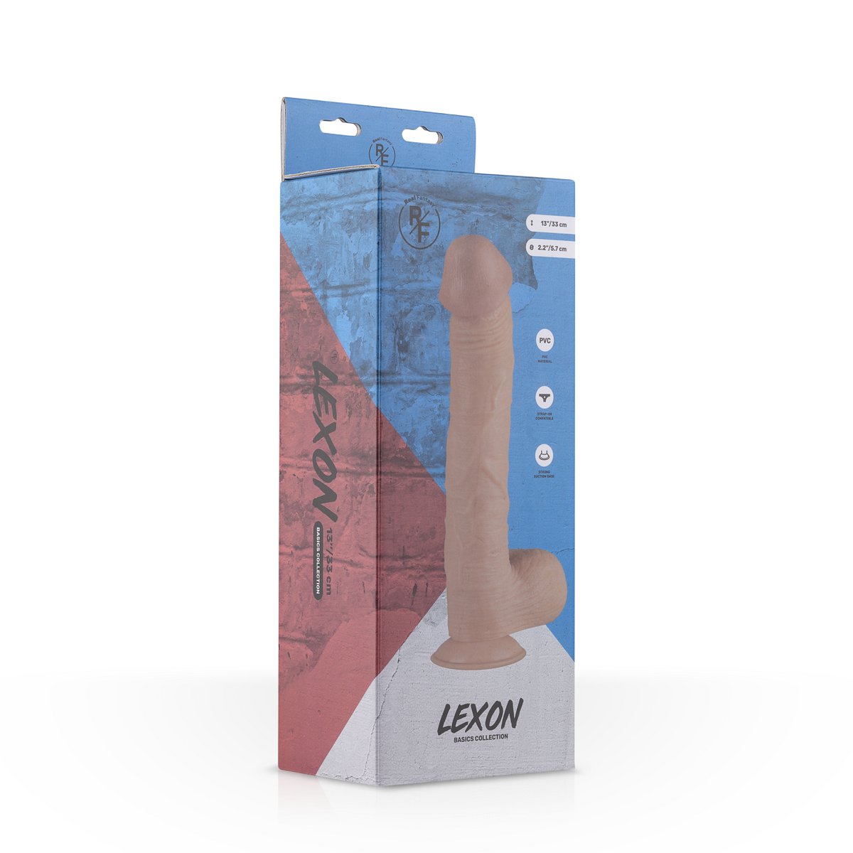 Real Fantasy - Lexon Realistische Dildo Met Balzak - 26.5 cm