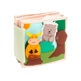 Animal Friends - Mini libro tranquillo di 6 pagine