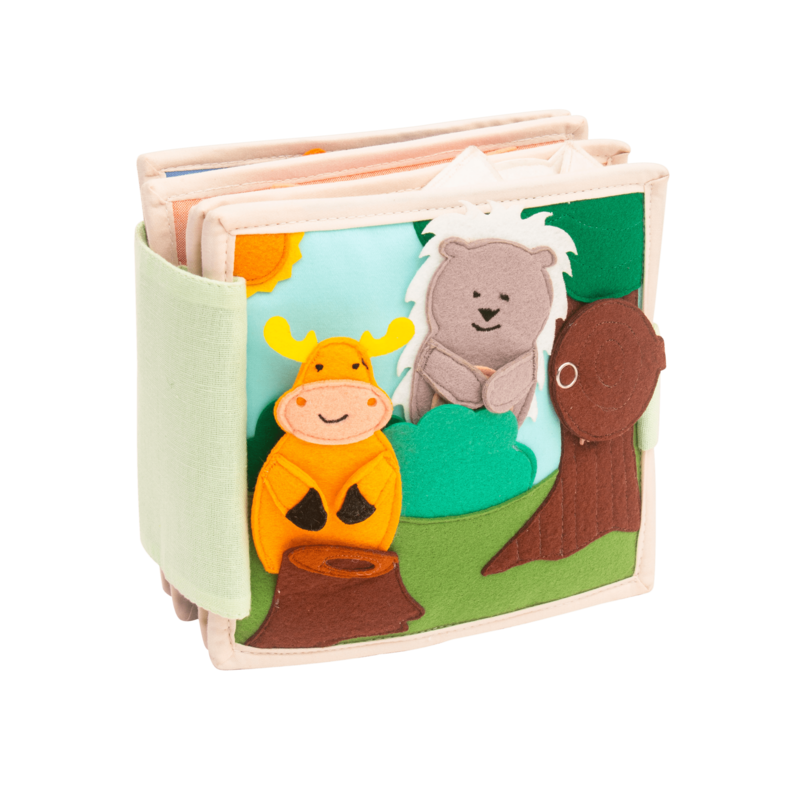 Animal Friends - Mini libro tranquillo di 6 pagine