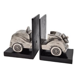 Buchstütze - Auto - Altes Metall