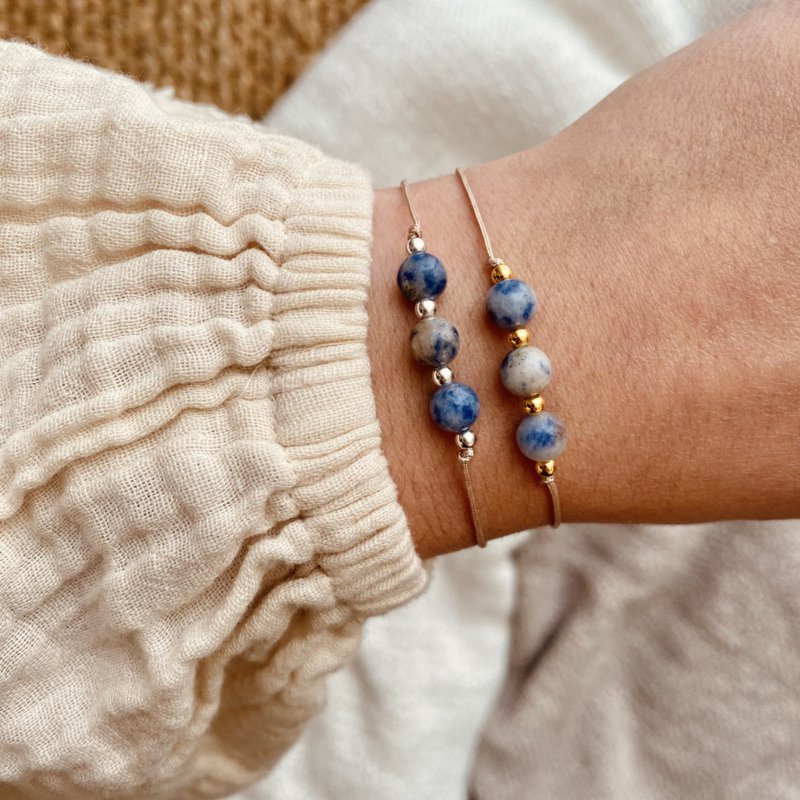 Ædelsten armbånd - sodalit