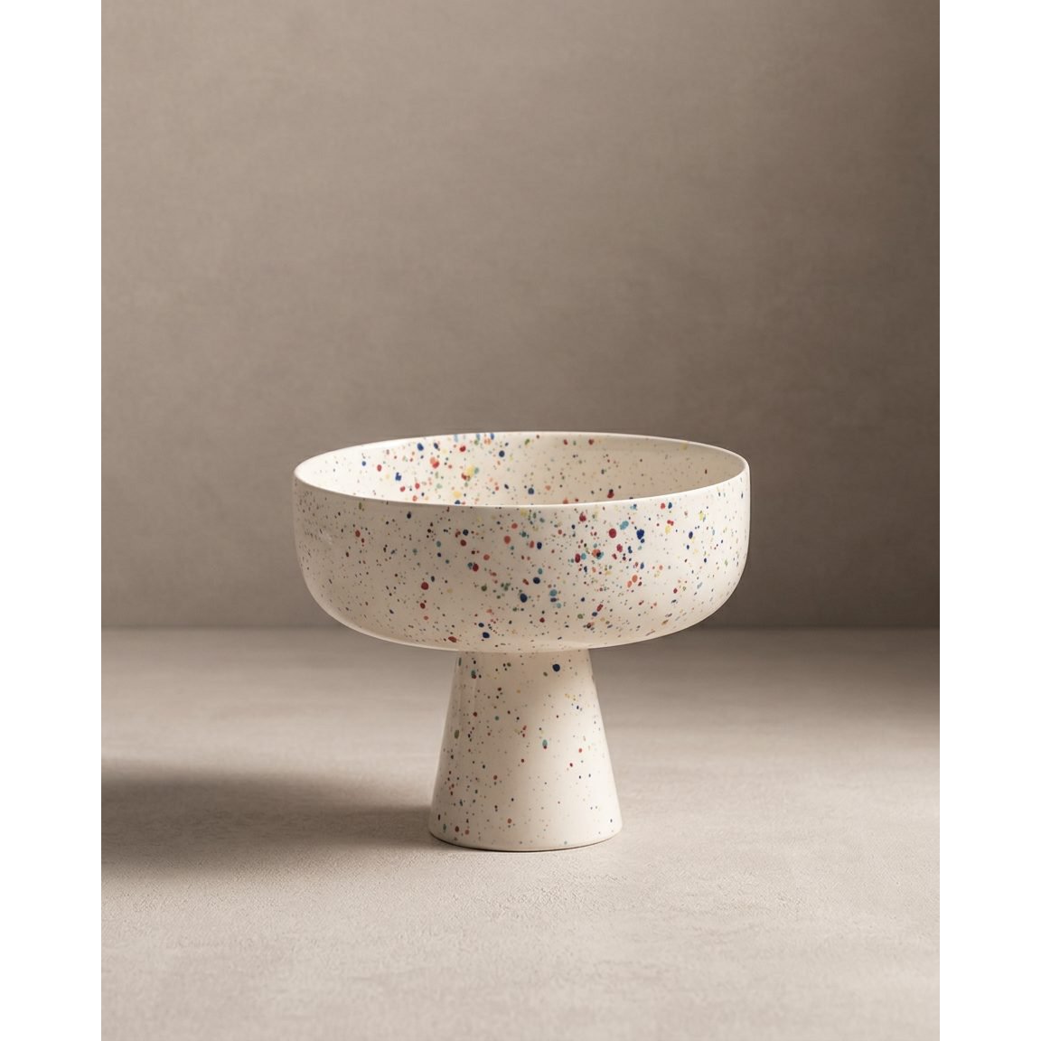 New Party Fruit Bowl 23cm White