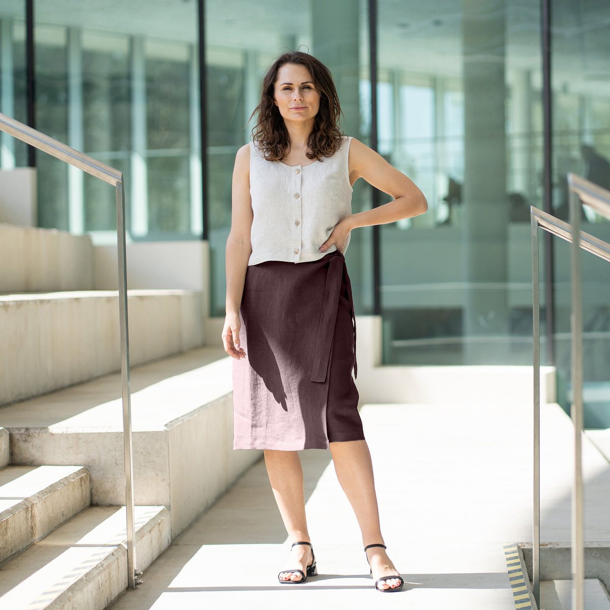 Wrap Pencil Skirt Everly