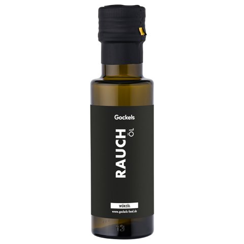 Rookolie – Fijne koolzaadolie met aromatische beukenhoutrook