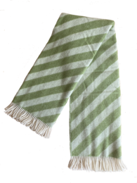 Filip Wool Green Soft Lightweight Pure Norwegian Wool Blanket