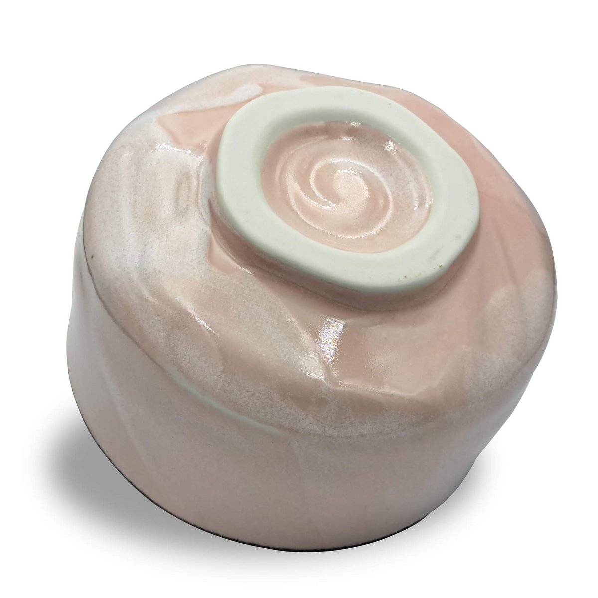 Japanse matcha bowl chawan pinku handgemaakt van keramiek