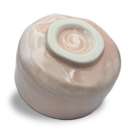 Japansk matcha skål chawan pinku håndlavet fra keramik
