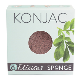 Konjac svamp rød fransk ler - følsom hud