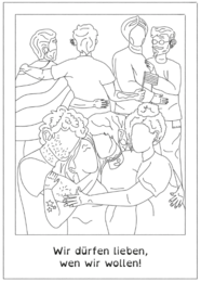 ICH DU WIR  - Dein Malbuch inkl. Hautfarbenbuntstifte