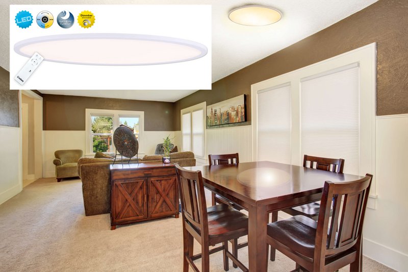 LED loftslampe "Sorrent" Oval 60x30cm