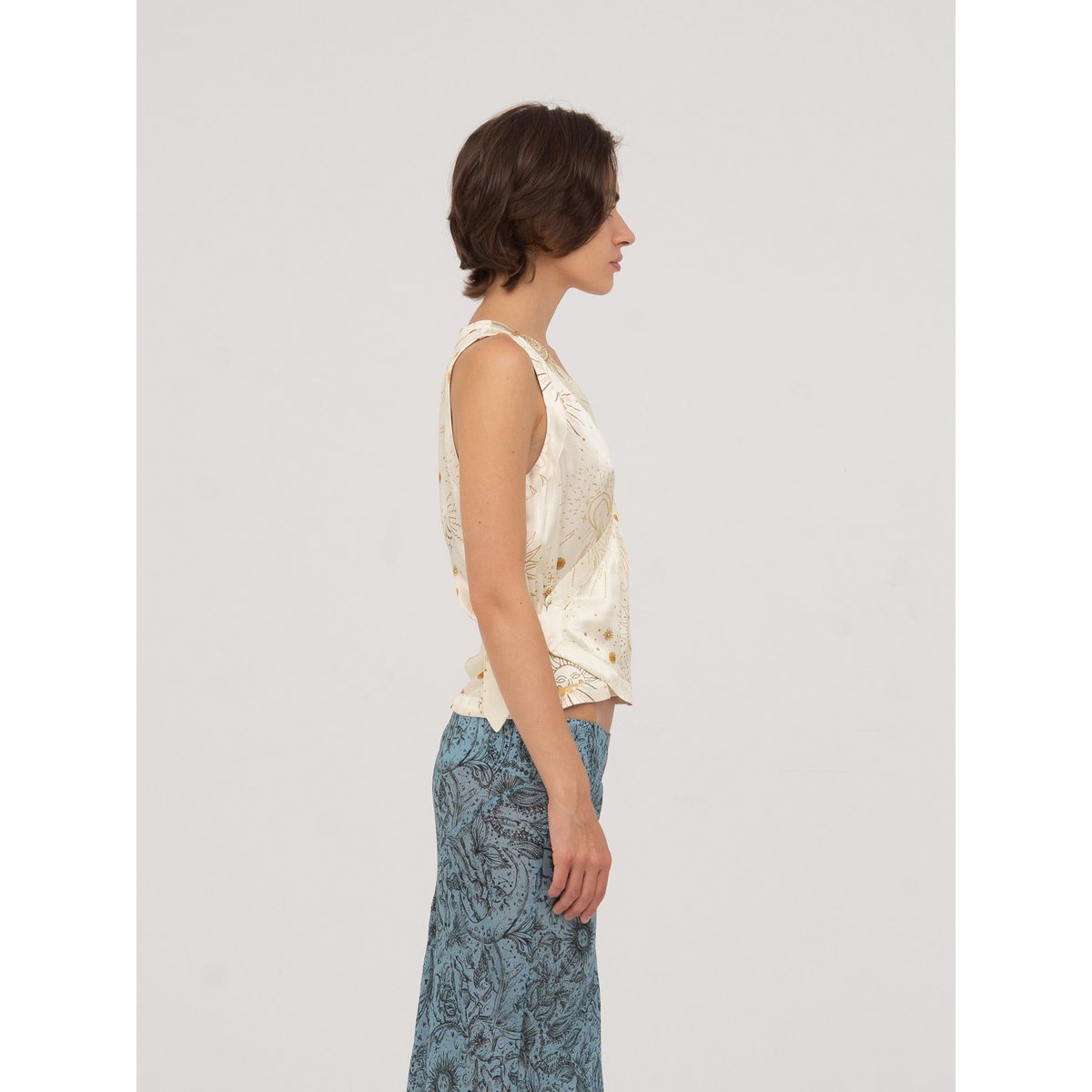 Gilet Priest con stampa del sistema solare