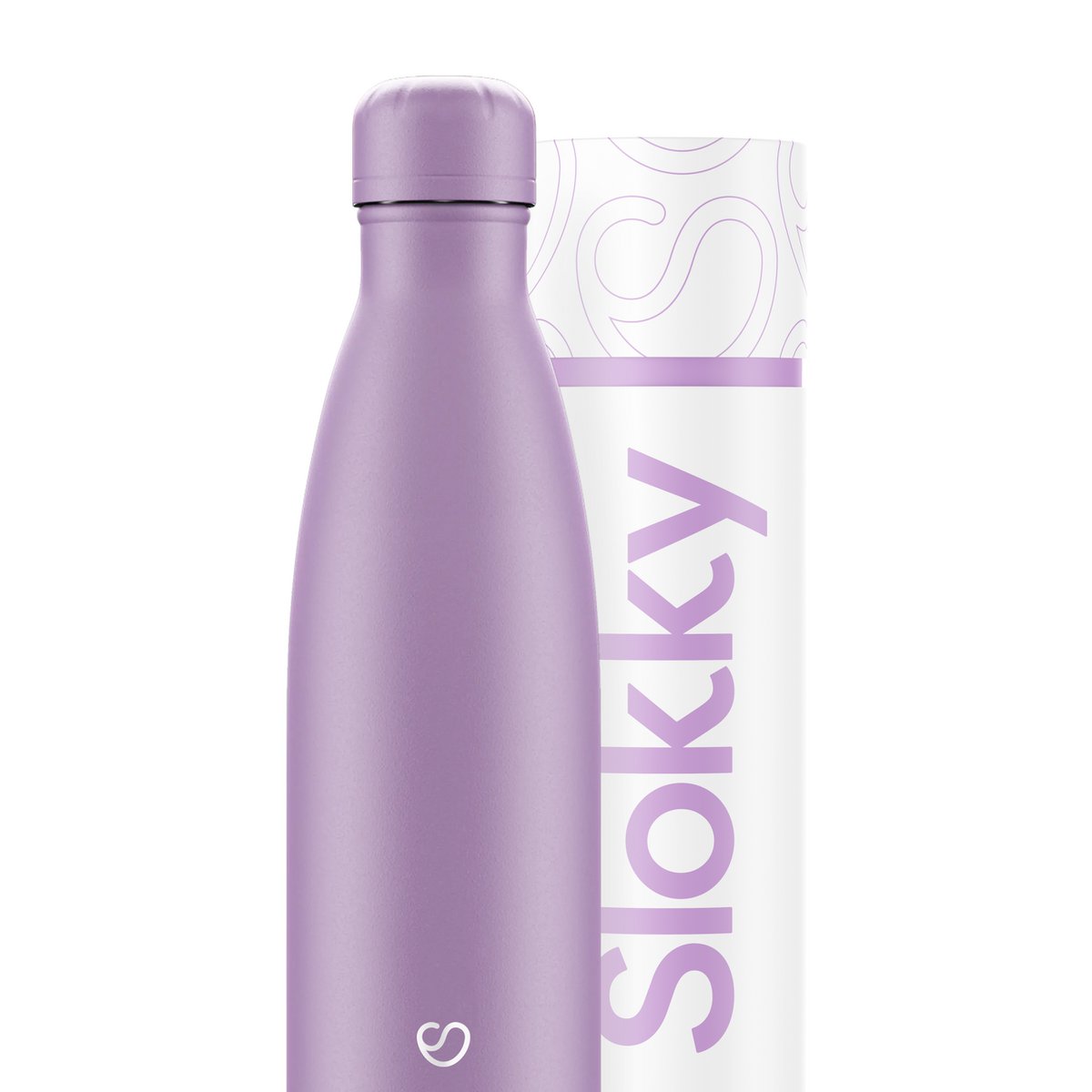 Slokky Pastel Purple Bottle & Lid - 500ml