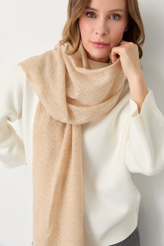 Diamond Shawl-Bege