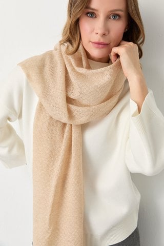Diamond Shawl-Bege