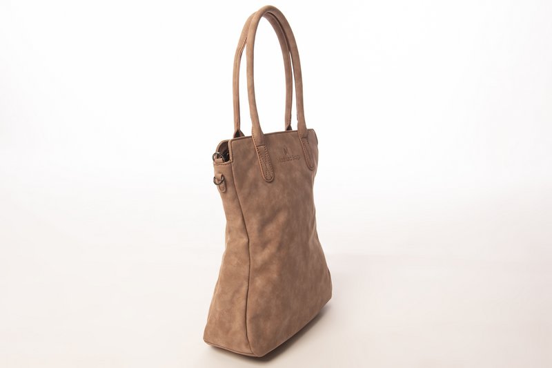 hand/shoulder bag dark brown curvy