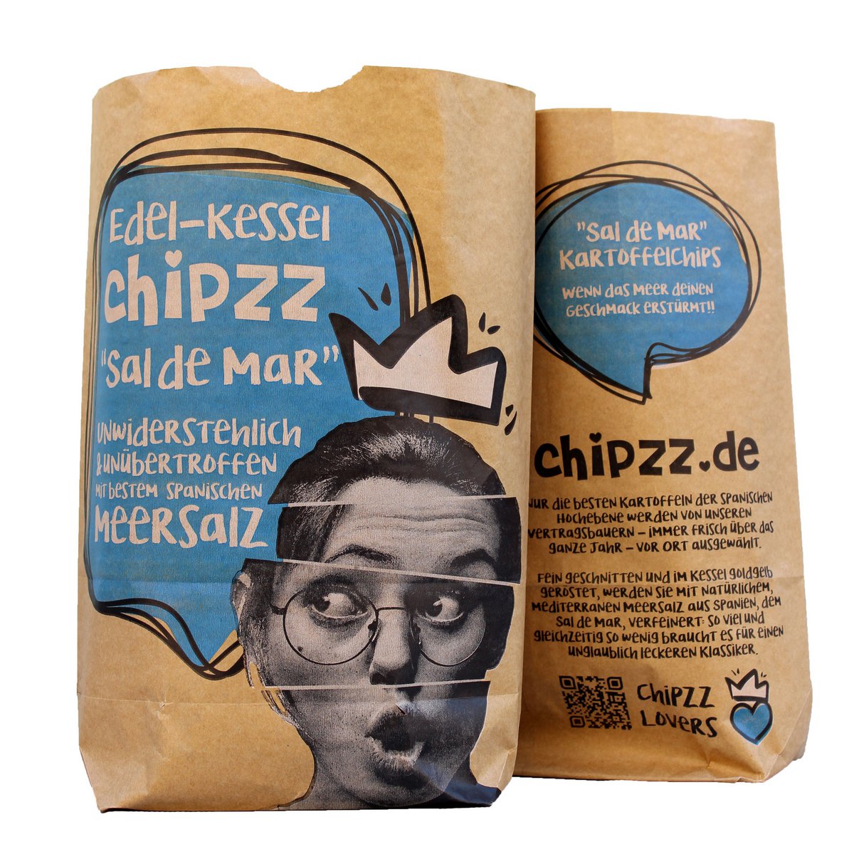 Potato chips Chipzz Mix Classic & Paprika & Sal de Mar & Serrano
