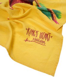 Linen beach towel King's Heart - Algis Kriščiūnas