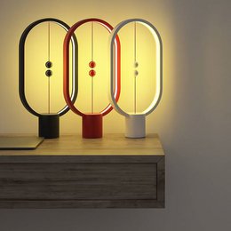 Lampada HENG Balance Ellipse (bianco, rosso, nero)