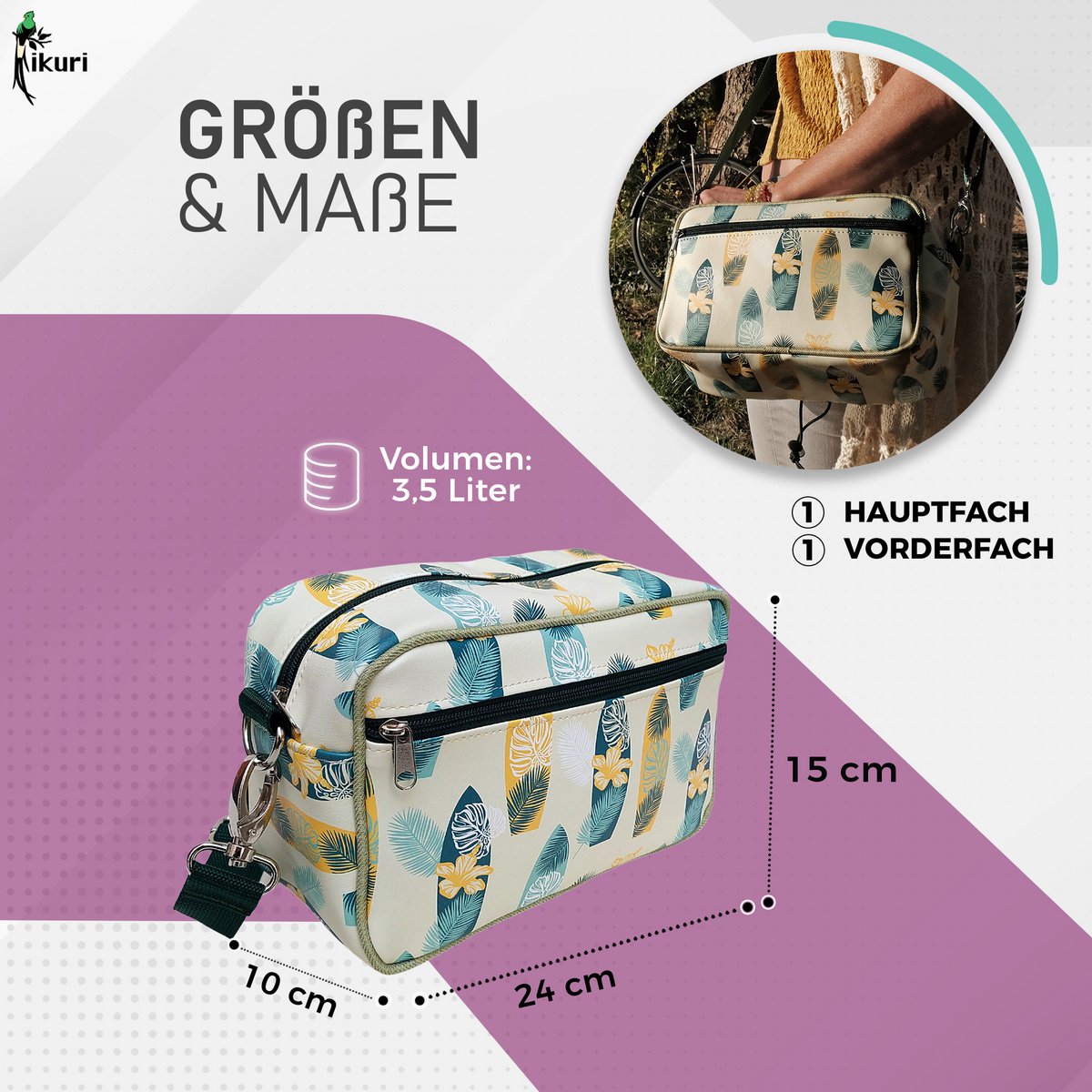 Borsa da manubrio da surf