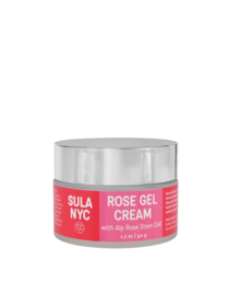 Rose face gel cream with alp rose stem cell. Moisturizing and nourishing facial cream with natural ingredients.