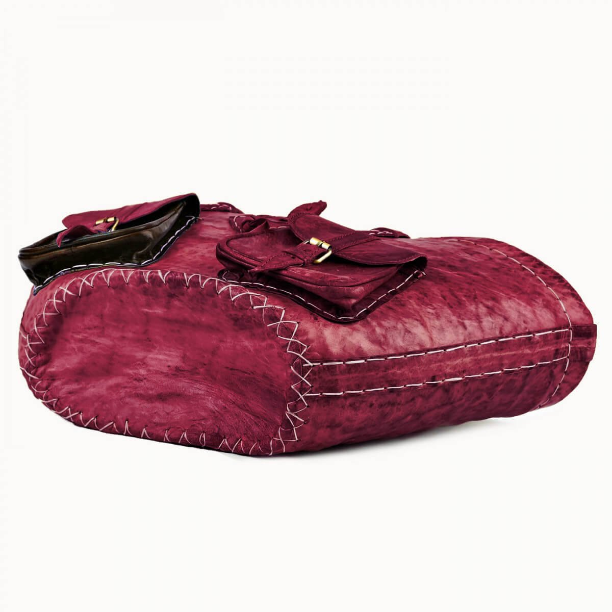 Leather Basket 'Saint Tropez'