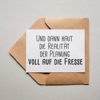 Voll auf die Fresse