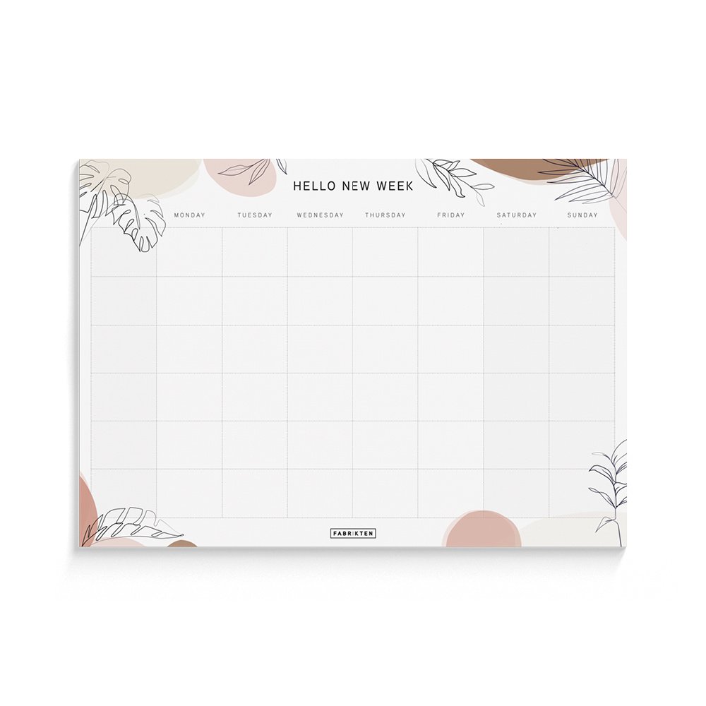 Weekplanner Terra A4