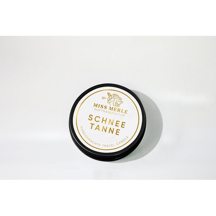Miss Merle Travel Candle - fragrance candle for traveling, 90g