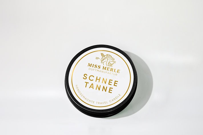 Miss Merle Travel Candle - fragrance candle for traveling, 90g