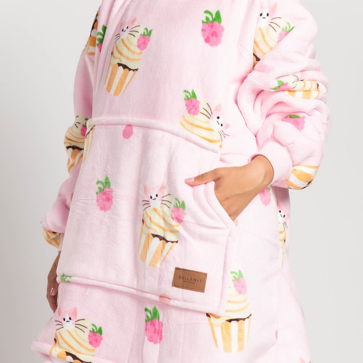 Vitapur - Hoodie blanket + socks - Cupcake