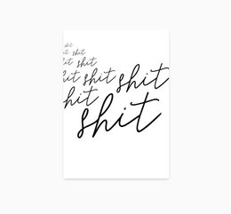 A6 Ansichtkaart || Shit