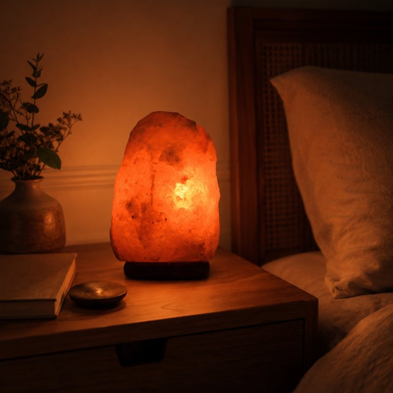 Himalaya Zout Kristallen Lamp | 2 maten om uit te kiezen