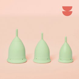 divine menstrual cup I Soft l Spring Symphony l size L