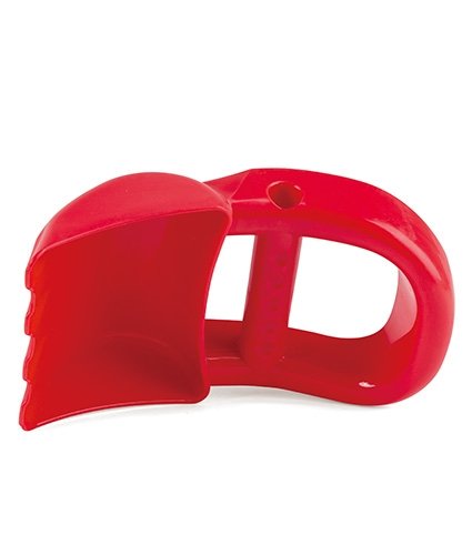 Excavadora manual, roja