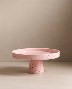 New Party Cake Stand 28cm Pink