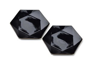 Dessertteller RALPH BLACK Schwarz 24,5x21cm