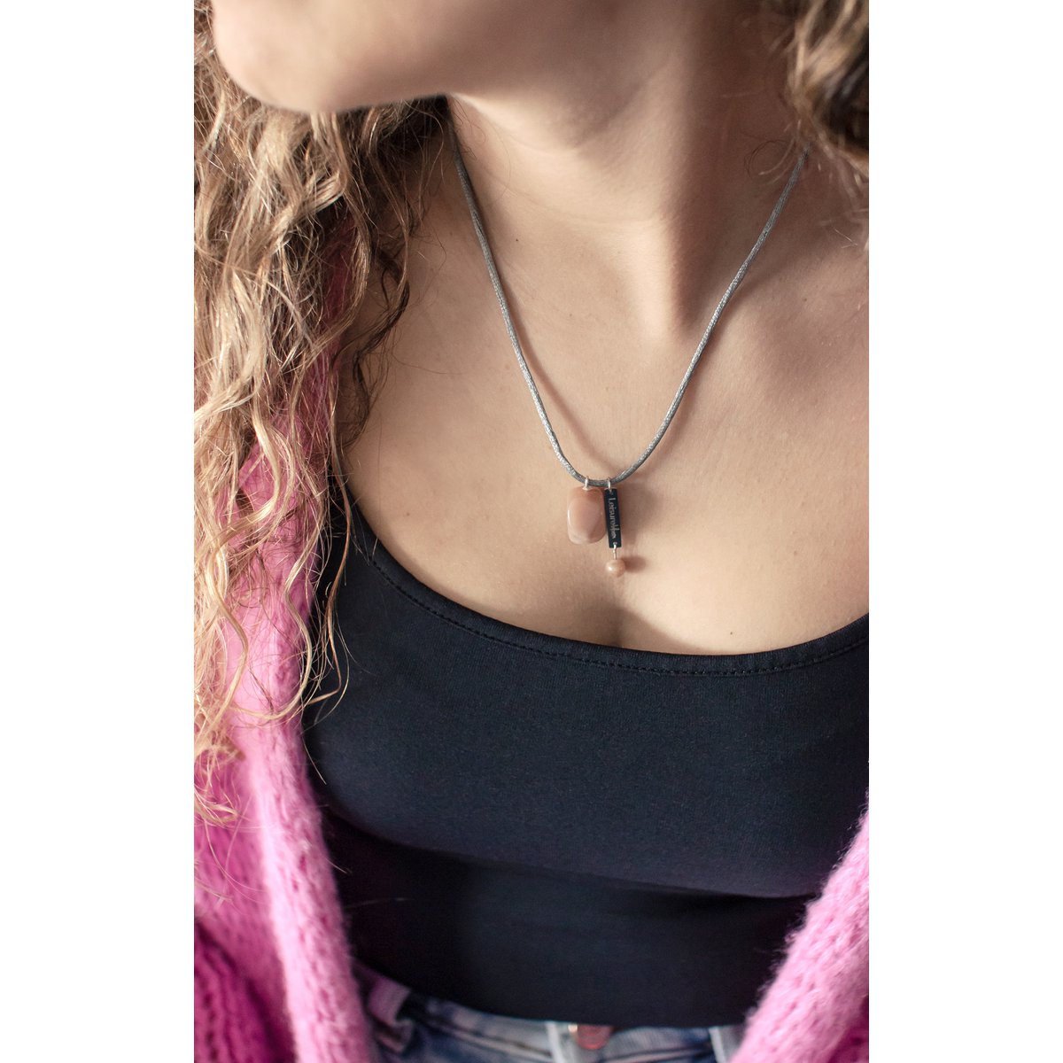 Collana di pietre preziose – MOONSTONE