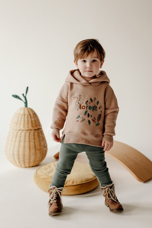 Kids RIB Bukser khaki
