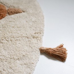 Round children's carpet Bohobird "toast"