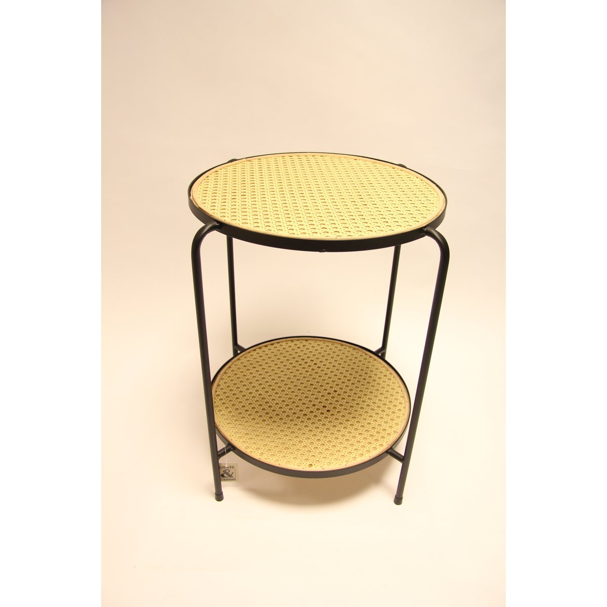 table d'appoint en sangle ronde