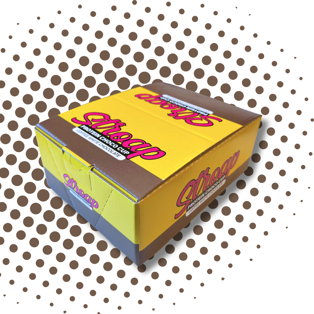 Eiwitarme koffie, witte chocoladebeker